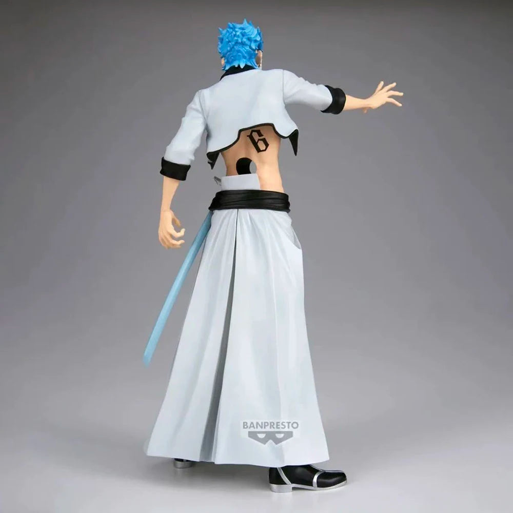 100% Original Bandai Spirits BANPRESTO Maximatic Bleach Grimmjow Jaegerjaques Collection Series Anime Figure Model Decoration