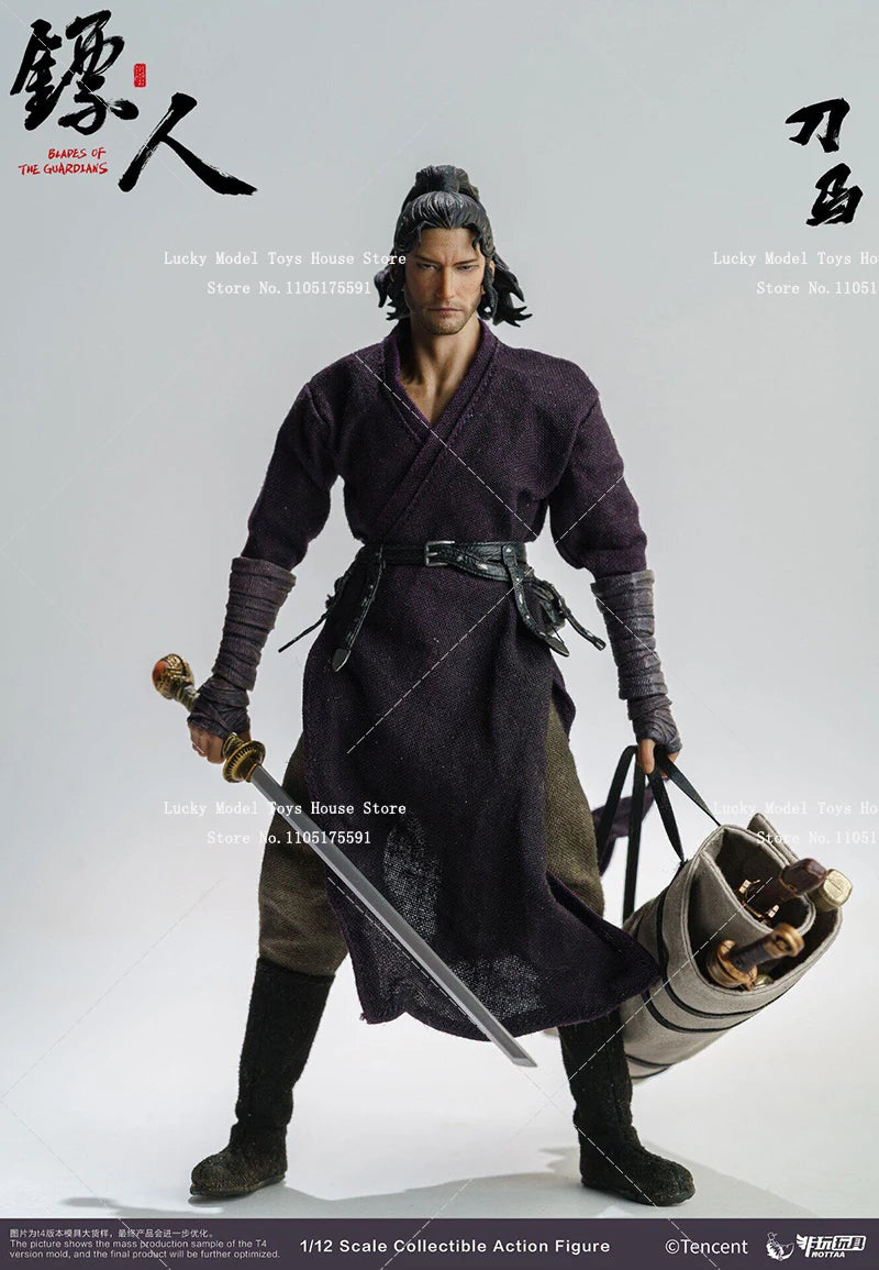 NOTTAA TOYS 1/12 Glue Hair Version Blades of the Guardian Action Figure Collection 6inch Anime Mystric Gunslinger Soldier Model