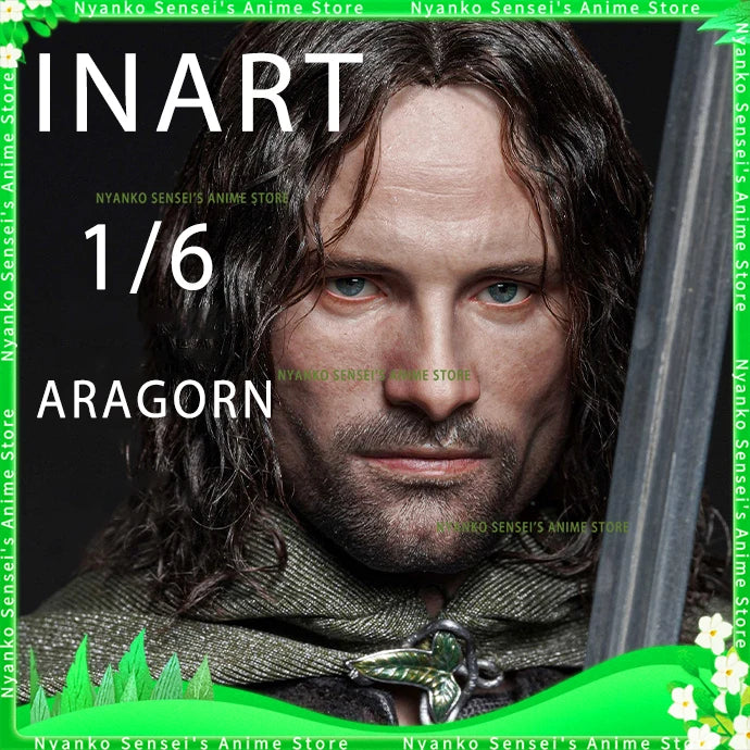In Stock INART Queen Studios Aragorn The Lord of The Rings AG-A005S1  Rooted Hair Ver. Collectible Action Figure Anime Model Toy