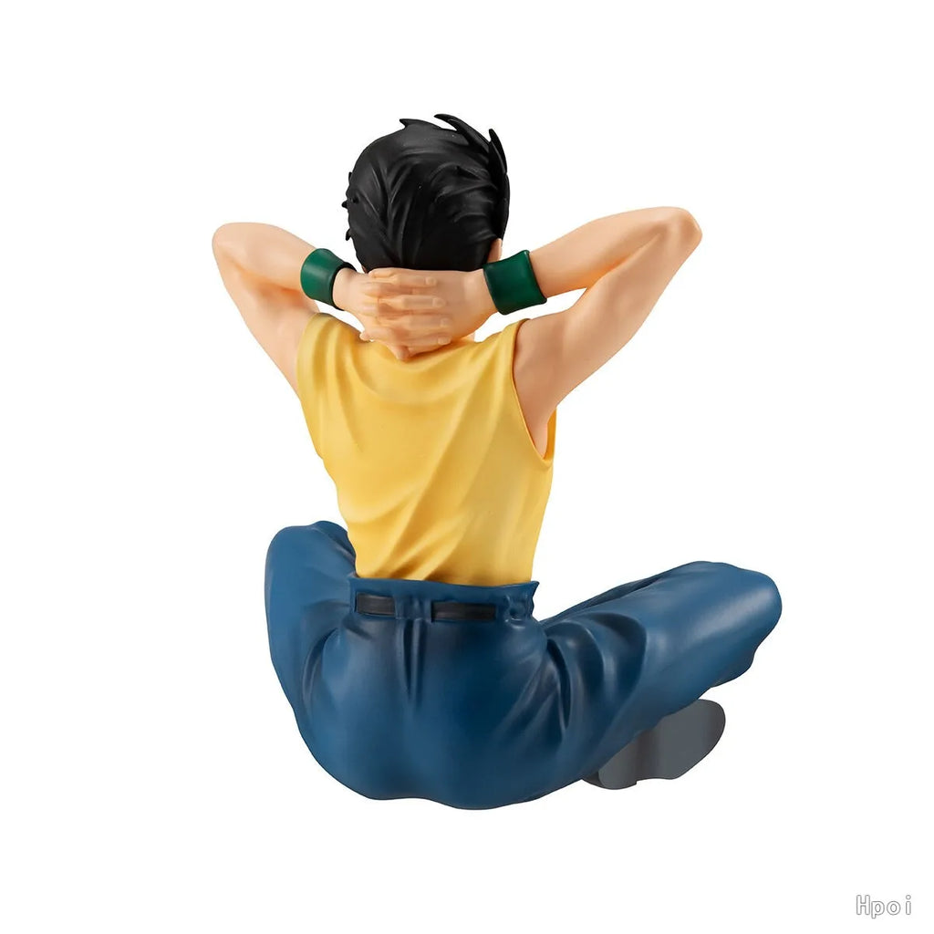 9CM Anime  YuYu Hakusho Yuusuke Urameshi Kurama Figure Fleeting Shadow PVC Cute version Model Children's Gift Toys 9