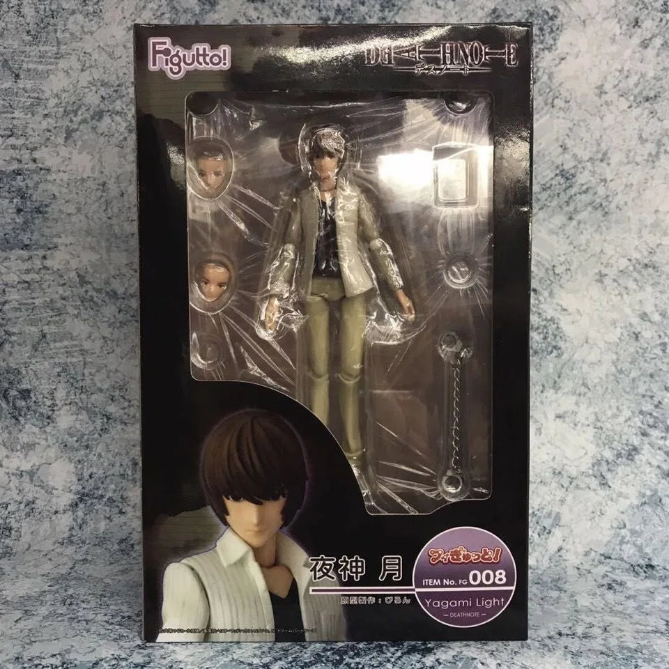 Figma Death Note Yagami Light Anime Action Figure Toy Collection Model Ornament Pvc Doll Gifts