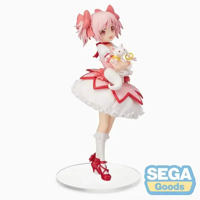 Authentisches SEGA Magical Girl Madoka Magica Surrounding Witch Kaname Madoka Kyubey Anime-Charaktermodell Spielzeug, handgefertigtes Geschenk