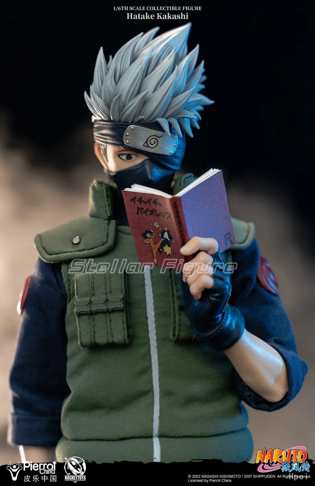 【SF】In Stock RocketToys NARUTO Shippuden Hatake Kakashi 1/6 Scale Collection Model Figures Anime