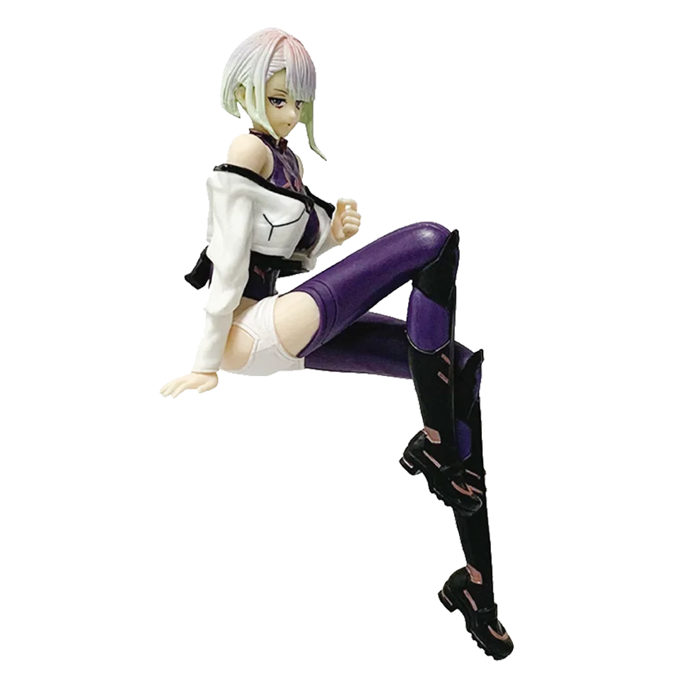 17cm  Anime Figure Super Hacker Lucy Action Figure Street Man David Figurine PVC Adult Collection Model Toy