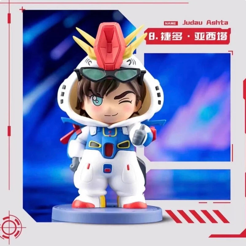 NEW Bandai BNFIGURE Q Pajamars Figure Toy Mobile Suit Gundam Universe Century Figure Doll Suit Second Generation Blind Box Gift