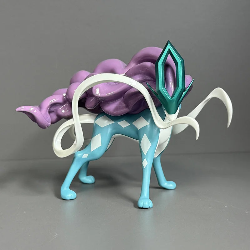 Pokemon Three Sacred Beasts Figure Entei Suicune Raikou Anime Pet Elf Doll Model Decoration Collectible Handmade In Stock