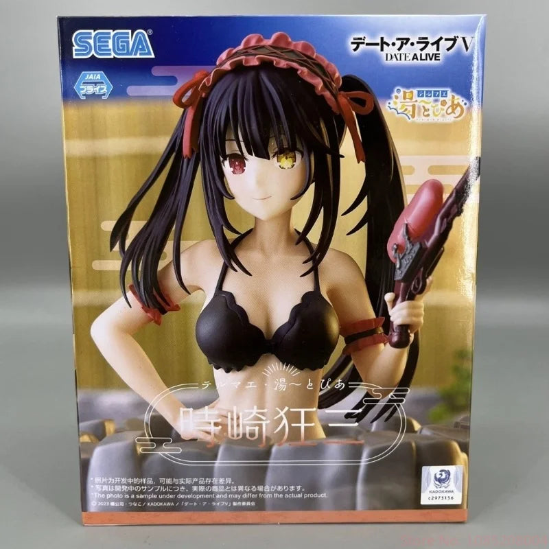 New Original Date A Live Hot Spring Tokisaki Kurumi Megumi Kato Sawamura Series Anime Figure Model Desktop Ornament Toys Gift