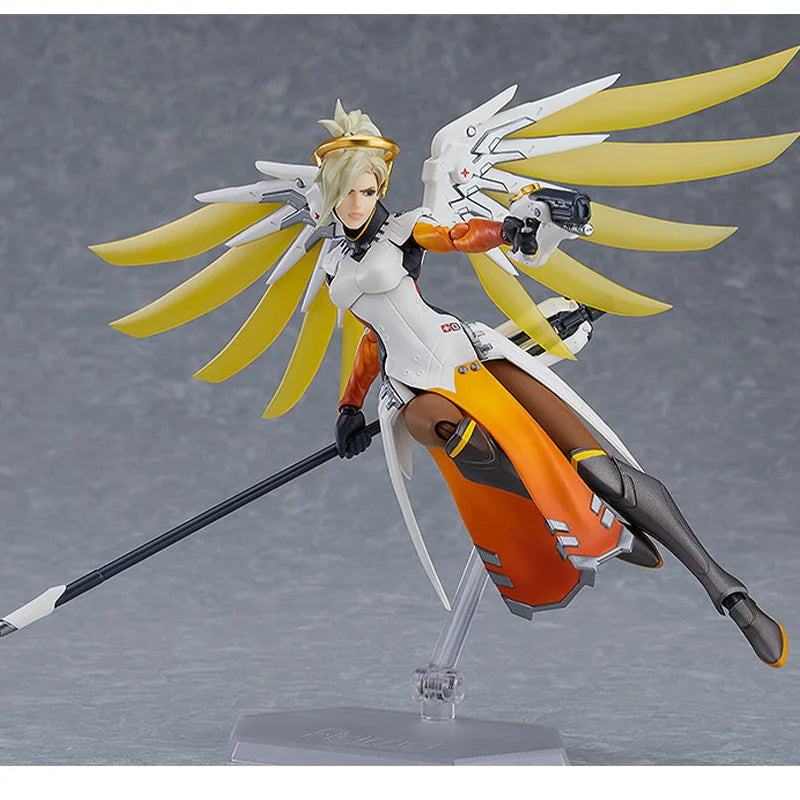 100% Original Figma 427 Overwatch Mercy In Stock Anime Action Collection Figures Model Toys