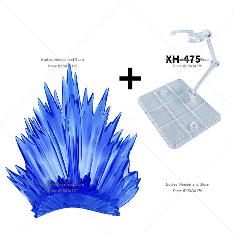 In Stock 1/12 Scale Burning Flame Effects Ground Fissure Model Modeling Scene For 6inch DIY Anime Action Figure Doll Body