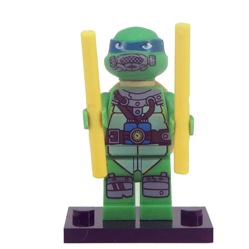 4pcs Teenage Mutant Ninja Turtles Children's Toys Decorations Anime Characters Boys Bedroom Desktop Decorations Birthday Gifts