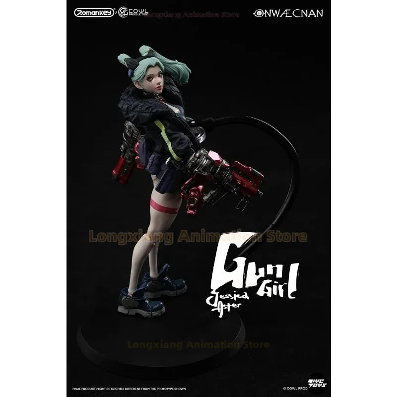 24-hour Shipping Romankey X COWL Reprint1/12Gun Girl Jessica Action Figure 6'' Female Soldier Figurine FullSet Collectible Model