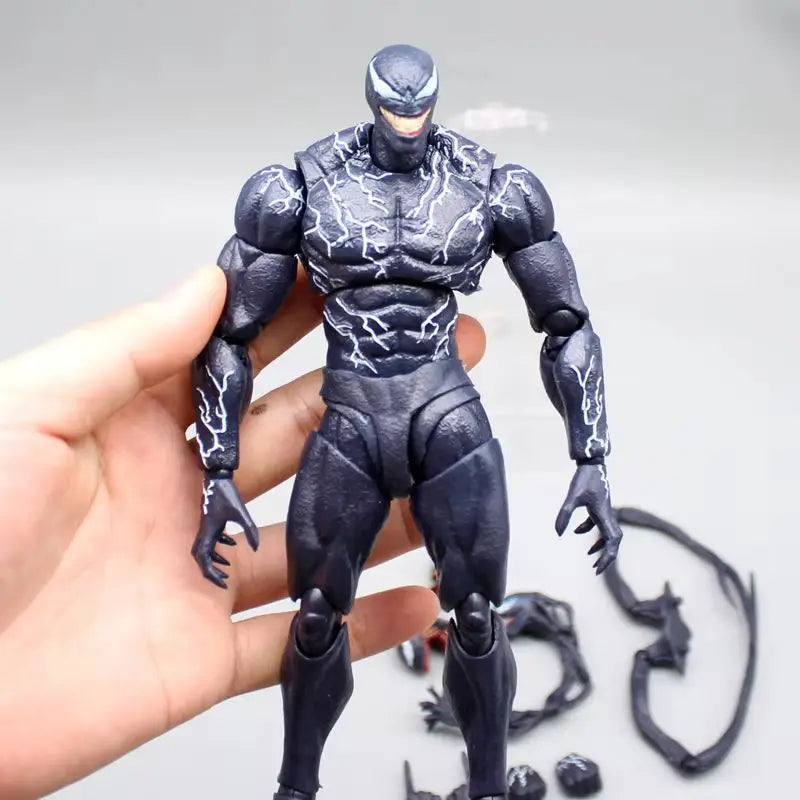 New Comics Venom 2 Shf Animated Character Action Doll Pvc Model Doll Collection Gk Statue Toys Children And Collectibles