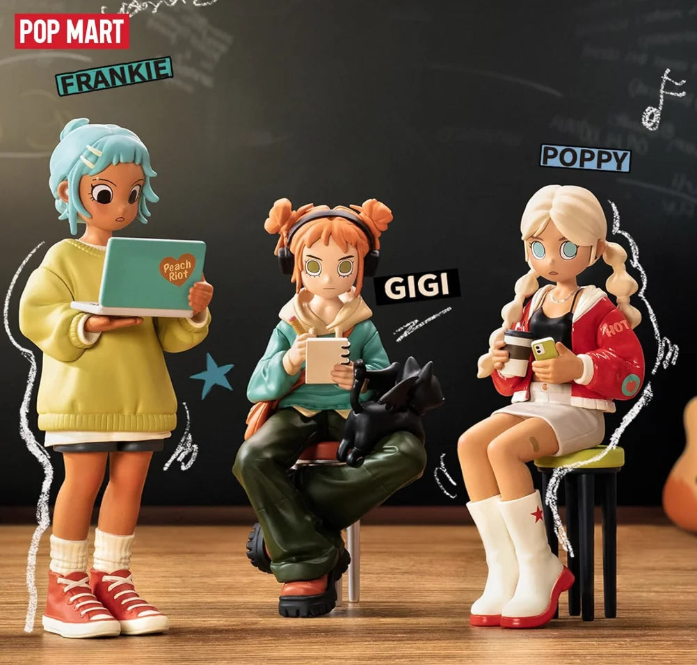 POP MART Peach Riot Rise Up Series Figures, Peach Riot Blind Box Figures, Random Design Action Figures