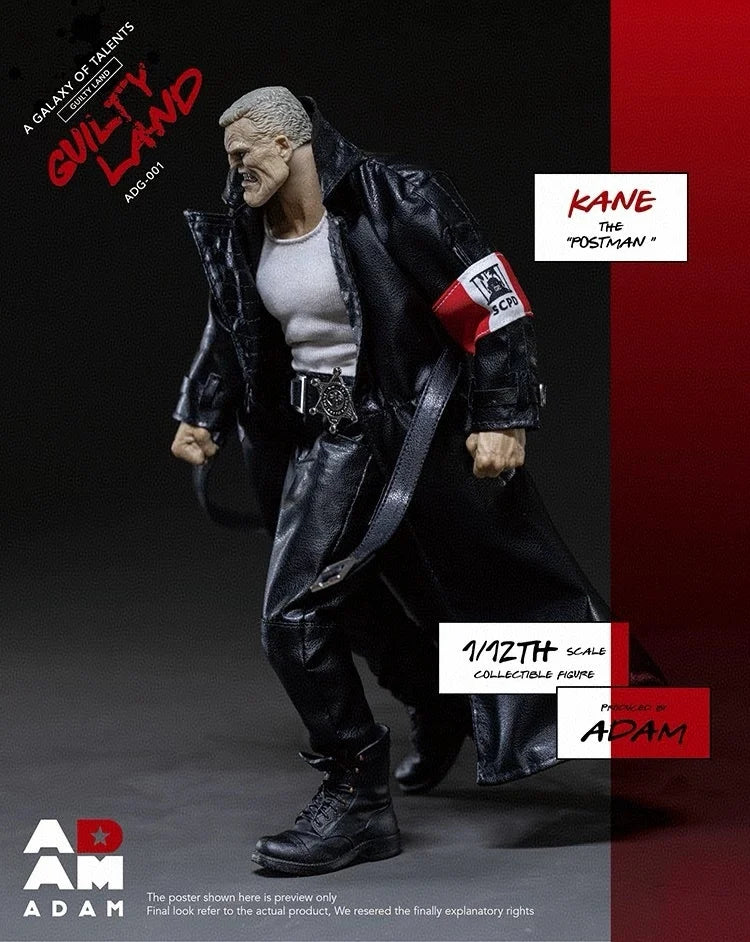 【MT】Original ADAM ADG 001 City Of Ultimate Evil Postman Kane 1/12 Action Figure Model Collection