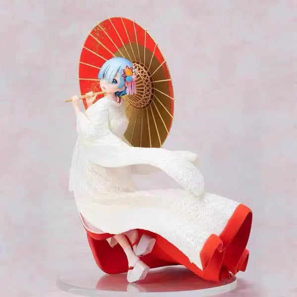 In Stock Re:0 White wedding dress Japanese dress F:Nex Furyu ornament Anime Action Collection Figures Model Toys