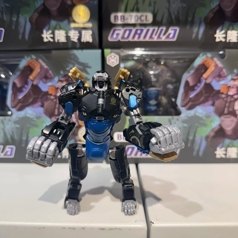 【 In Stock 】 New Genuine Beast Box Chimelong Gorilla Supernova Genuine Transformation Toy Mobile Model Handmade Ornament Gift