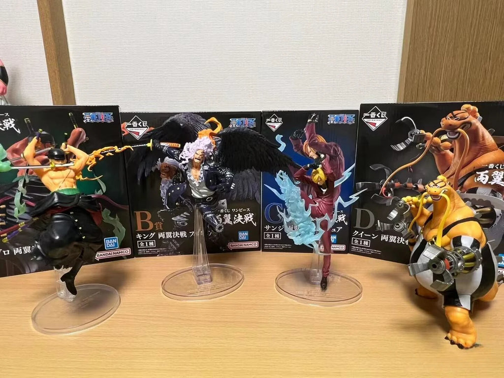 Bandai Original Ichiban KUJI One Piece Kaidou Monkey D. Luffy Roronoa Zoro Anime Modellfigur Sammlerstück Weihnachtsgeschenk