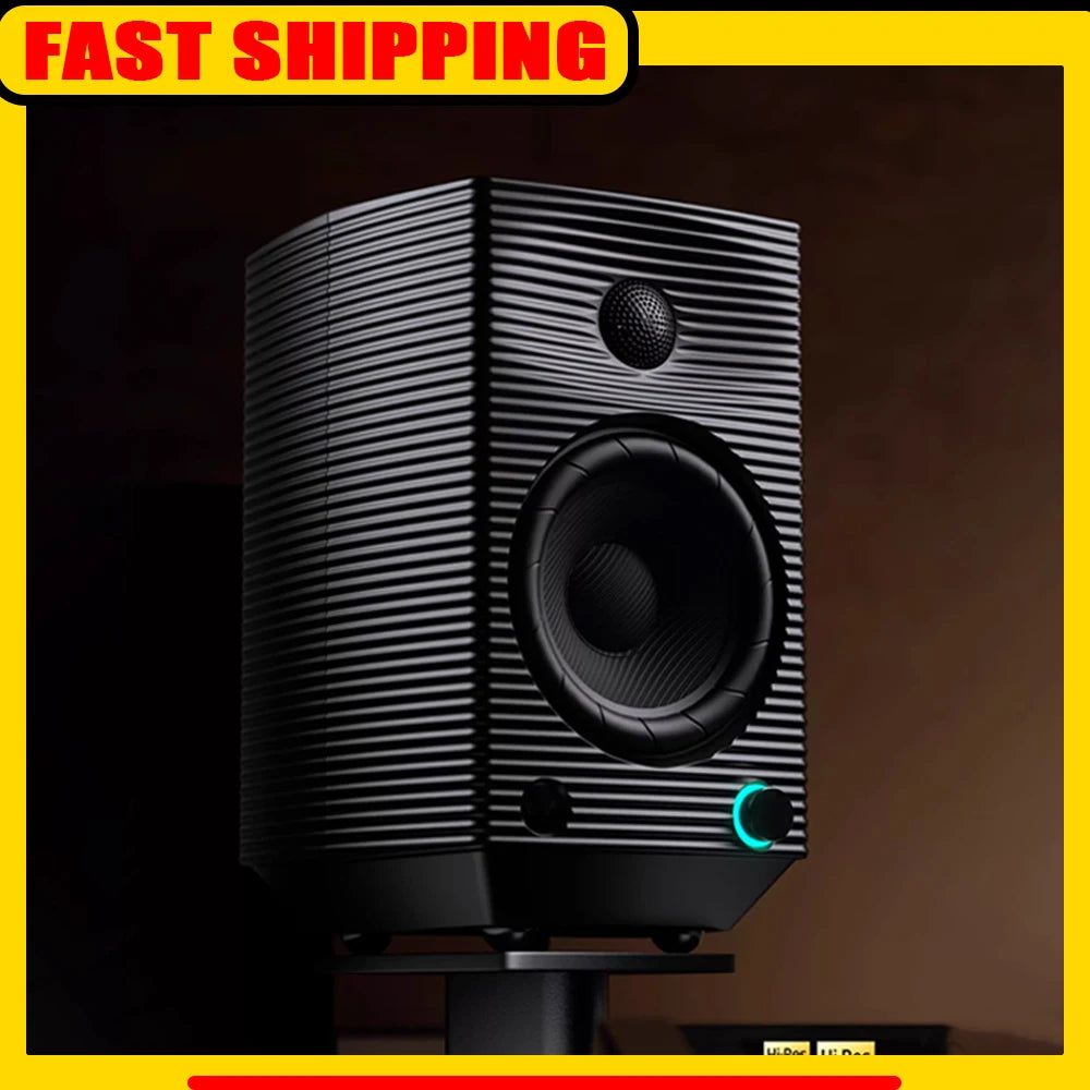 FiiO SP5 HiFi Active Desktop Speaker Subwoofer 120W Stereo Computer Speakers Home Music System with AUX  XLR USB RCA