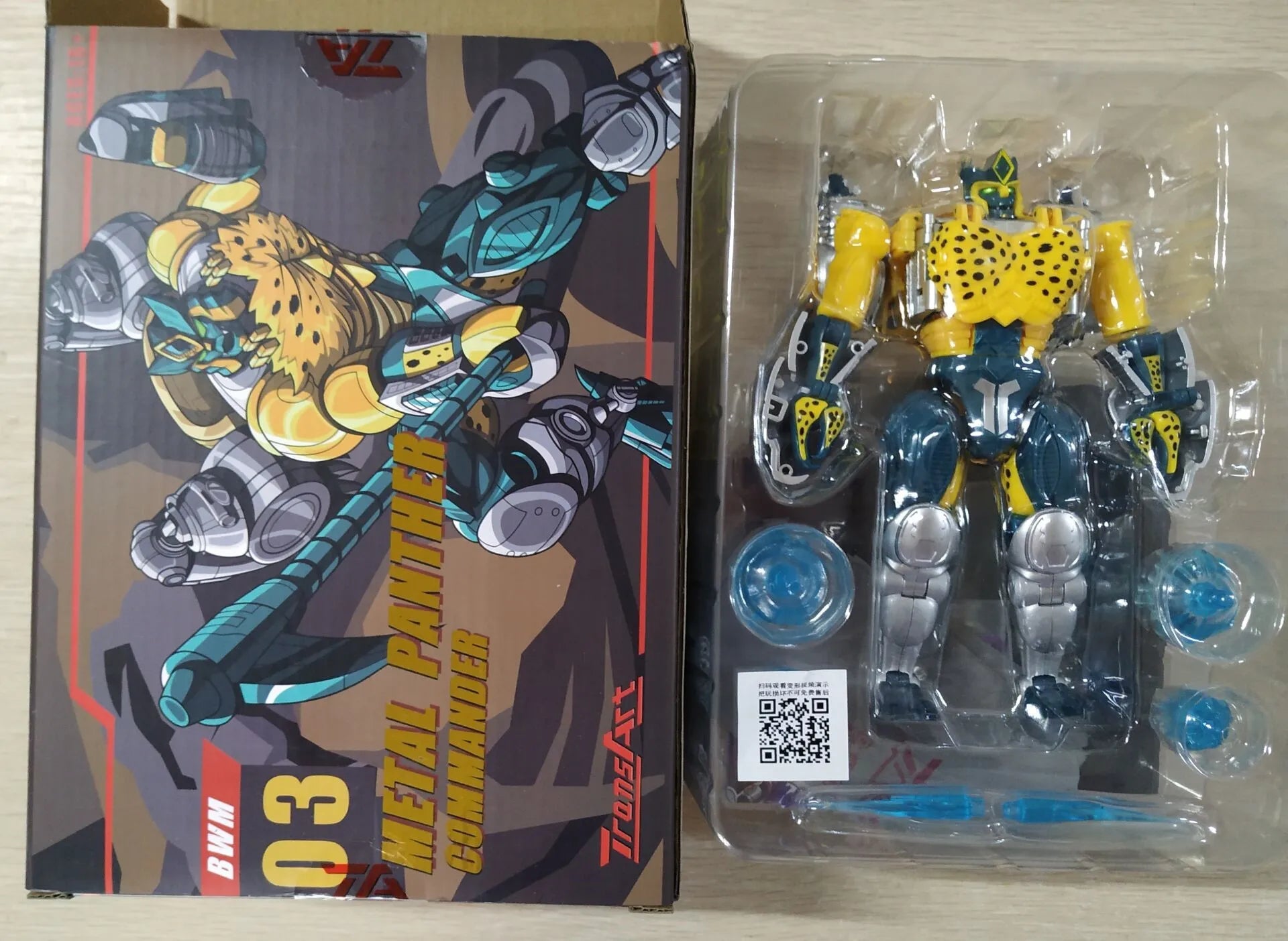 Transart Transformation TA BWM-03 BWM-04 Ravage BWM03 Cheetor Beast War Action Figure KO Robot Model Toys With Box