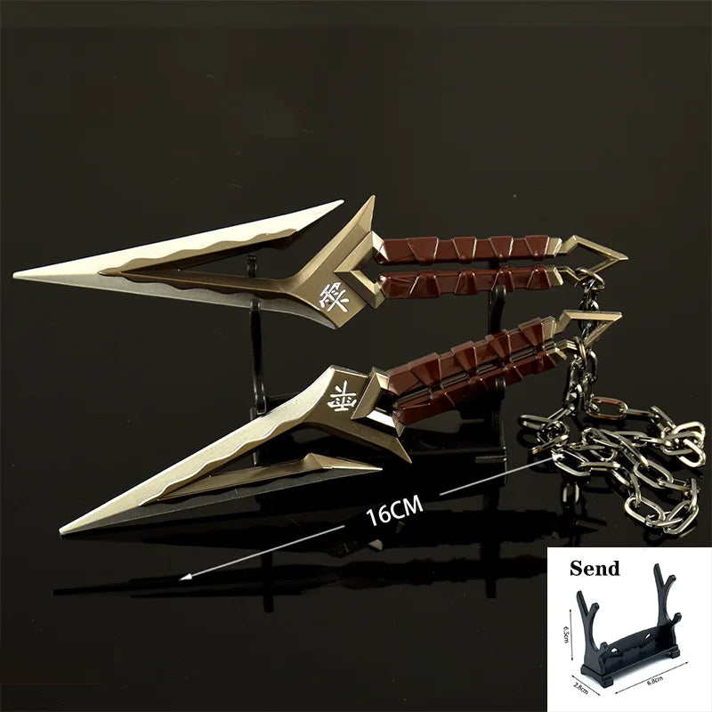 Нож Valorant Melee, играчка Kuronami No Yaiba, меч, настолен орнамент, нож, играчка, игра, периферни устройства, фигурка, метални занаяти, подаръци