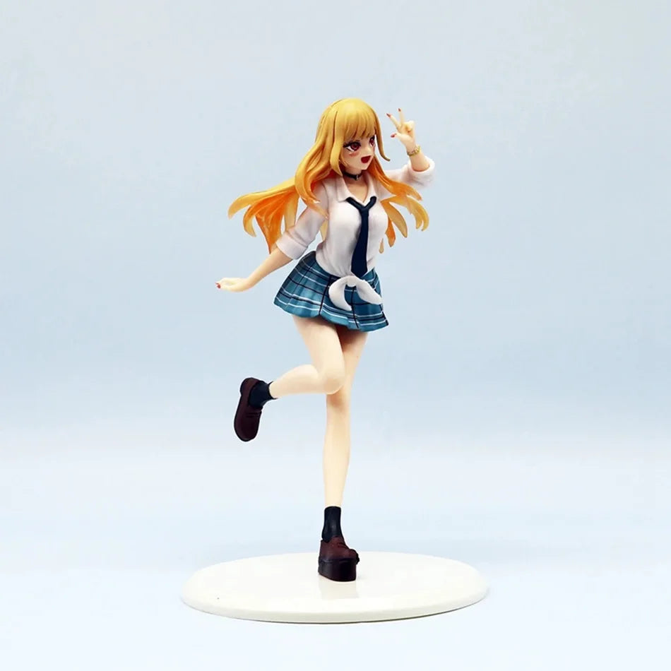 Cute Girl Uniforms Kitagawa Marin Action My Dress-Up Darling Anime Figure PVC Adult Collection Model Doll Toys