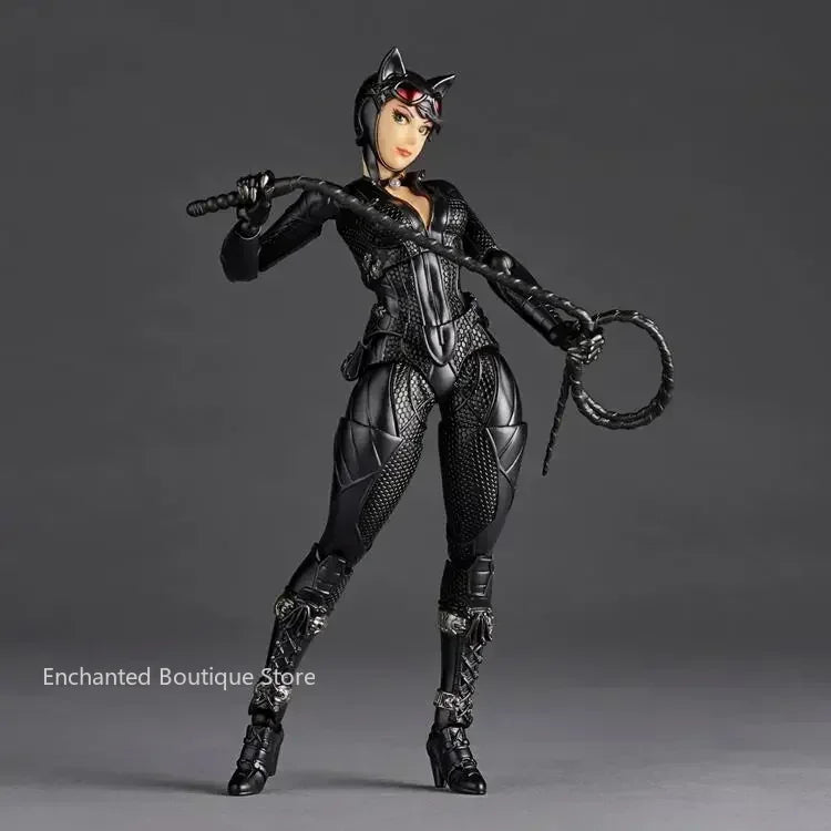 In Stock 100% Original Kaiyodo Revoltech Incrível Yamaguchi Catwoman Figuras De Ação Modelo Brinquedos  Figure Model ToyGift