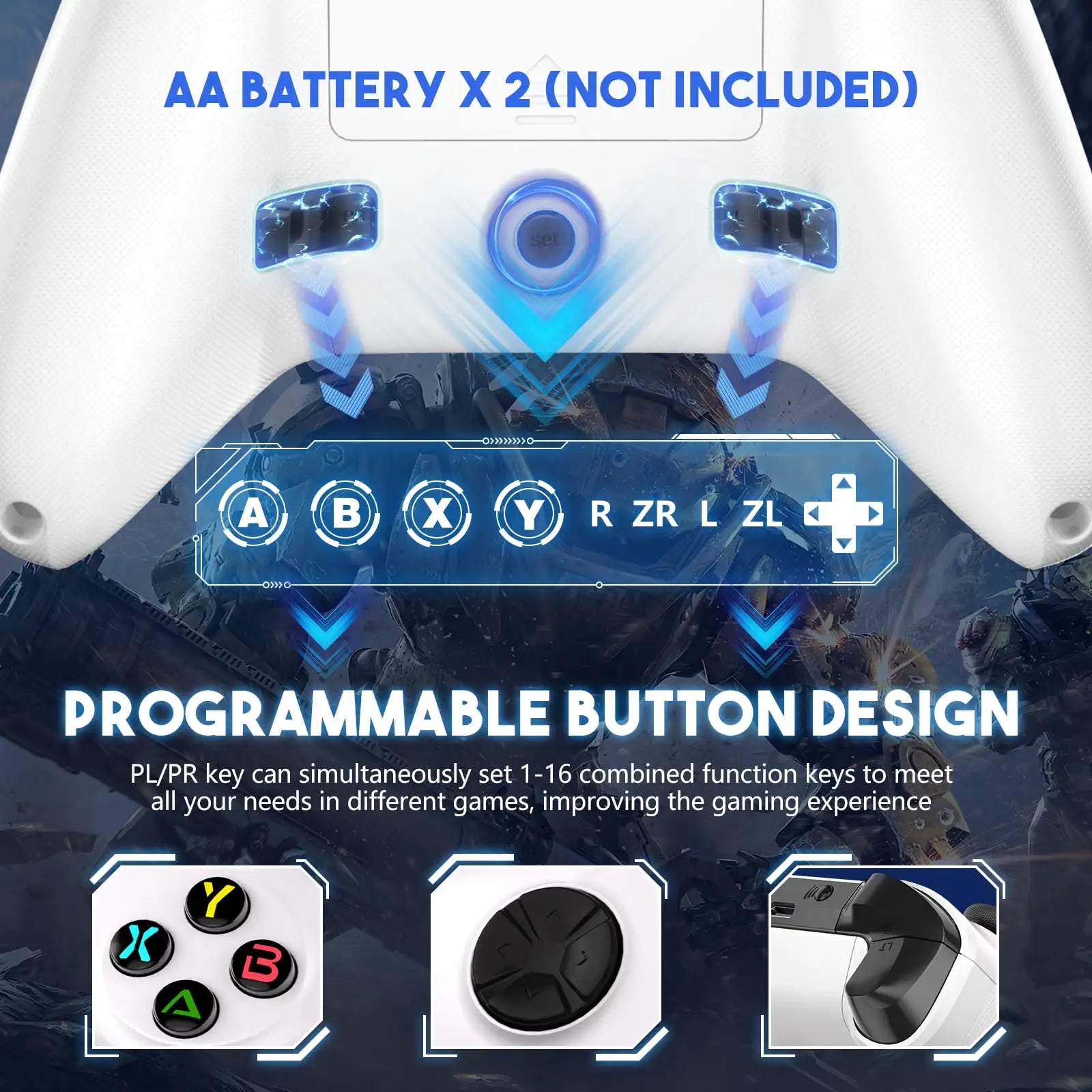 Wireless Controller For Xbox One Series X/S Pc Gaming Gamepad With Six Axis Gyro Sensor Dual Vibration Hall Effect Wifi Joystick