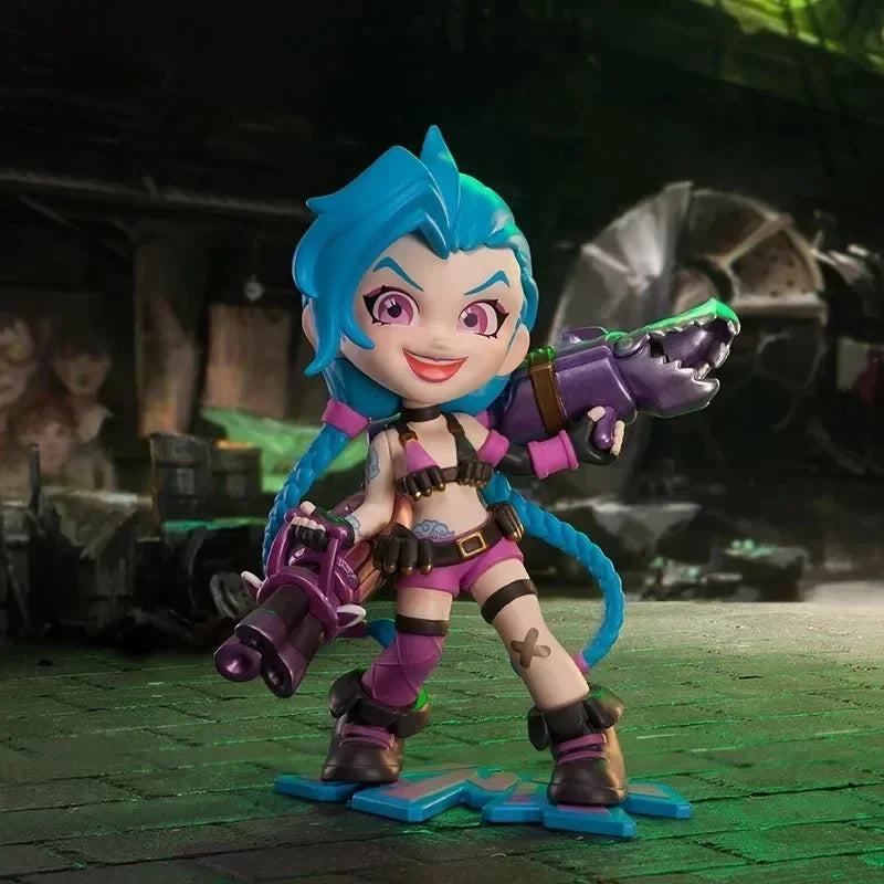 POP MART The League of Legends Classic Character Series Blind Box Toys Kawaii Anime Action Figure Surprise Mystery Box Doll Gift