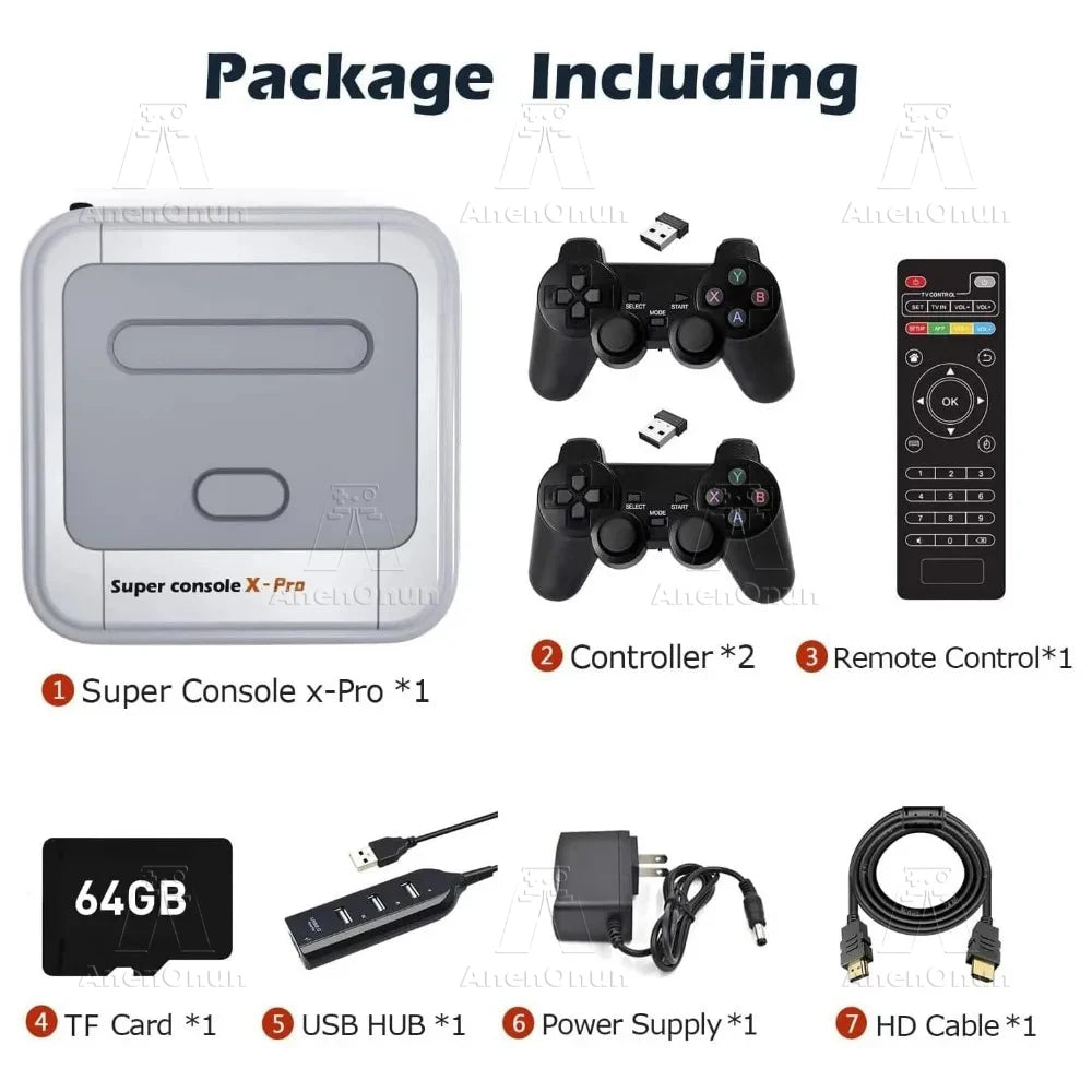 4K Gamebox Built-in 117000 Game 70 Emulator High Quality Video Game Console Android TV Box High Performance Emuelec Game Machine