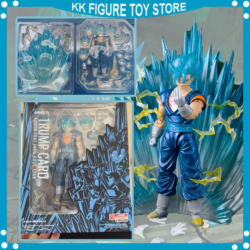 Dämonisch fitter Vegetto, Dragon Ball, ultimative Trumpfkarte, Macht, die sogar Götter fürchten, Vegetto, Super-Saiyajin Vegito, Actionfigur, Spielzeug