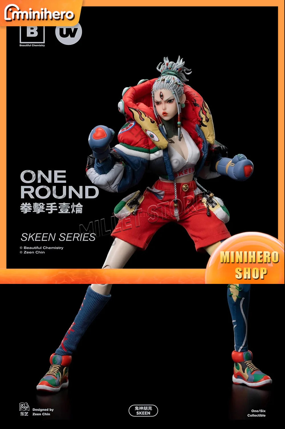 In Stock Underverse Ghost Punk Boxer UV202405 1/6 Scale 12 Inch Mobile Action Figure Doll Full Set Robot Model Toy