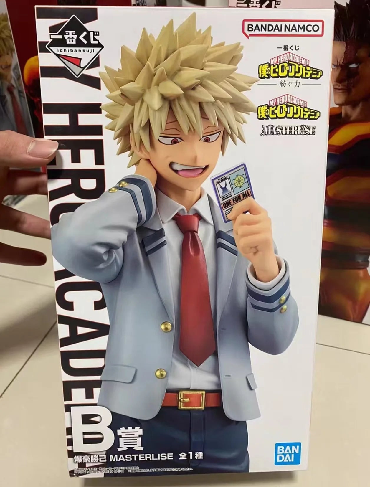 In Stock Original Banpresto Ichiban Kuji My Hero Academia Katsuki Bakugo Izuku Midoriya Anime Characters Model Present Garage