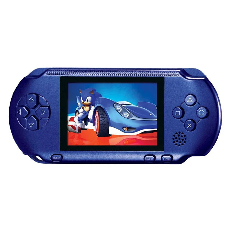 3'' Portable 16 Bit Retro PXP3 Slim Station Video Games Player Handheld Game Console 2pcs Game Card built-in 156 Classic Games