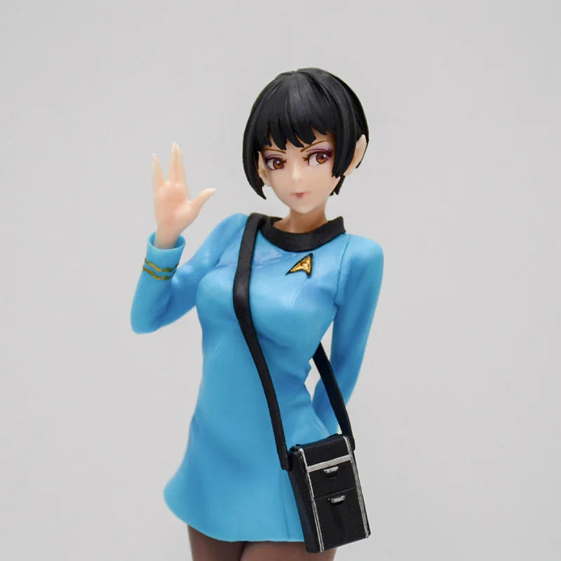 20cm Star Trek Bishoujo Vulcan Science Officer Anime Figure Command/Operation Officer Action Figure Collectible Model Doll Toys