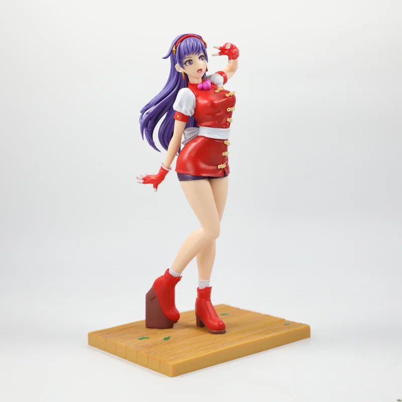 THE KING OF FIGHTERS 98 Asamiya Athena Action Figure KOF Athena Ikamsu Figurine 21cm Game Ornaments Collection PVC Model Toys