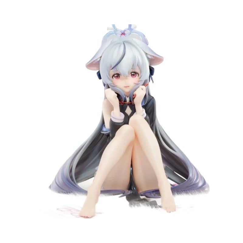 Blue Archive Shun Haruna Anime Figure - Cute Seated Girl Model Statue for Car Dashboard And Desk Decor Collectible Gift