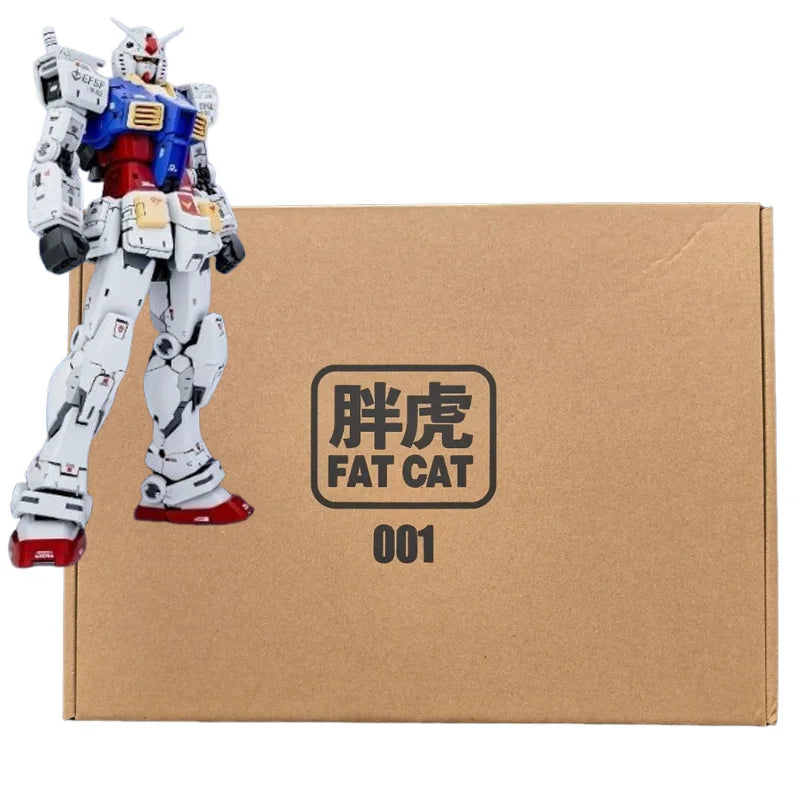 【IN STOCK】FAT CAT Model RX-78-2 2.0 MG 1/100 Assembly Model Kit Special RG Enlarged Version Action Figure Plastic Model Toy