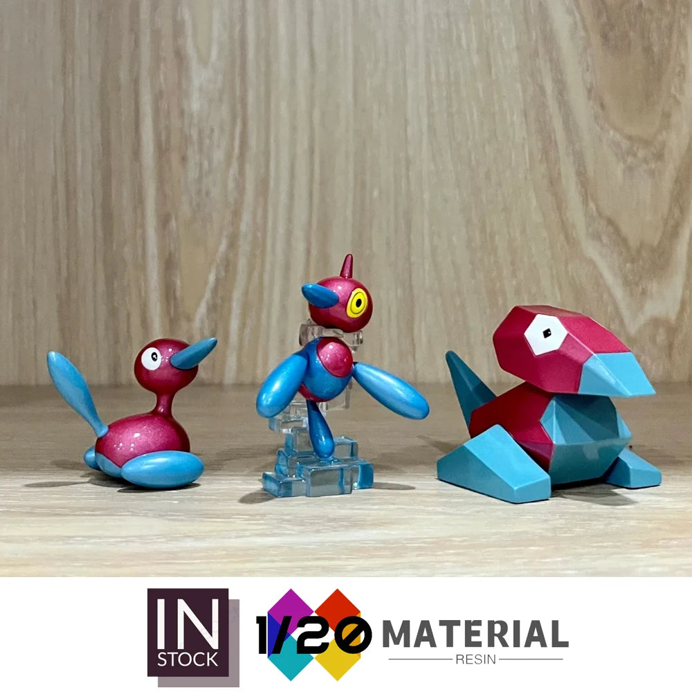 [In Stock]1/20 Resin Scale World [HH] - Porygon & Porygon2 & Porygon-Z [Split RE-MENT]