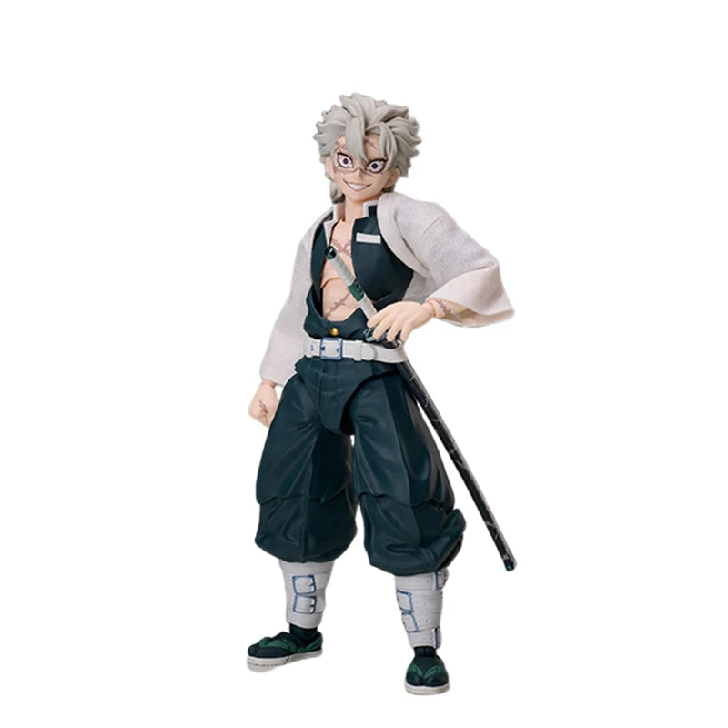 In Stock Original Genuine ANIPLEX BUZZmod. Shinazugawa Sanemi & Genya Demon Slayer Action Anime Figure Collectible Model Dolls