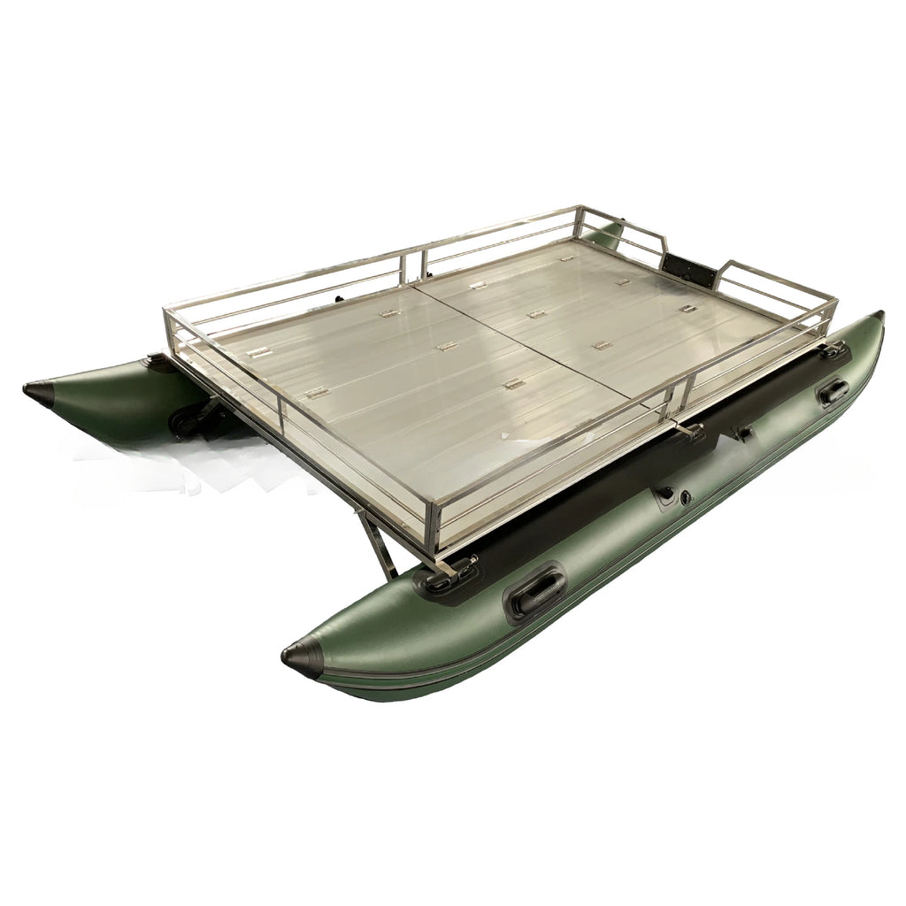 kayak fishing boat PVC inflatable boat mini yacht catamaran boat for foil board racing