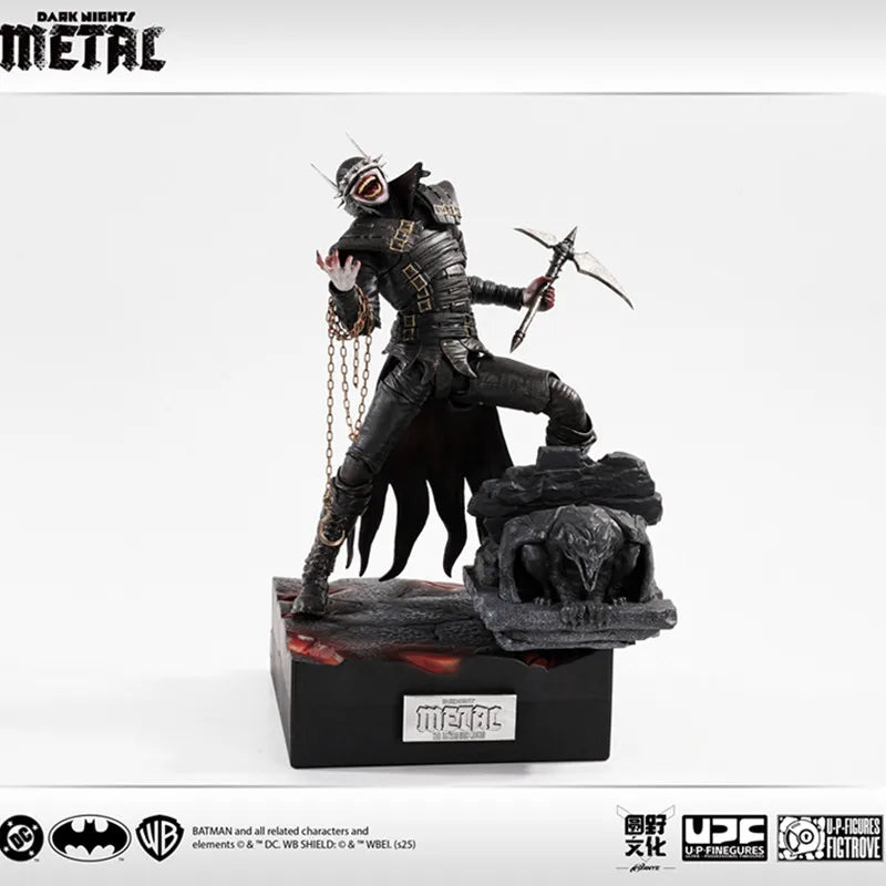 In Stock LIANGPINZHIZAO The Batman Who Laughs Movable Model Toys 1/12  Arkham Knight LPZZ DARK NIGHTS METAL BATMAN WHO LAUGHS