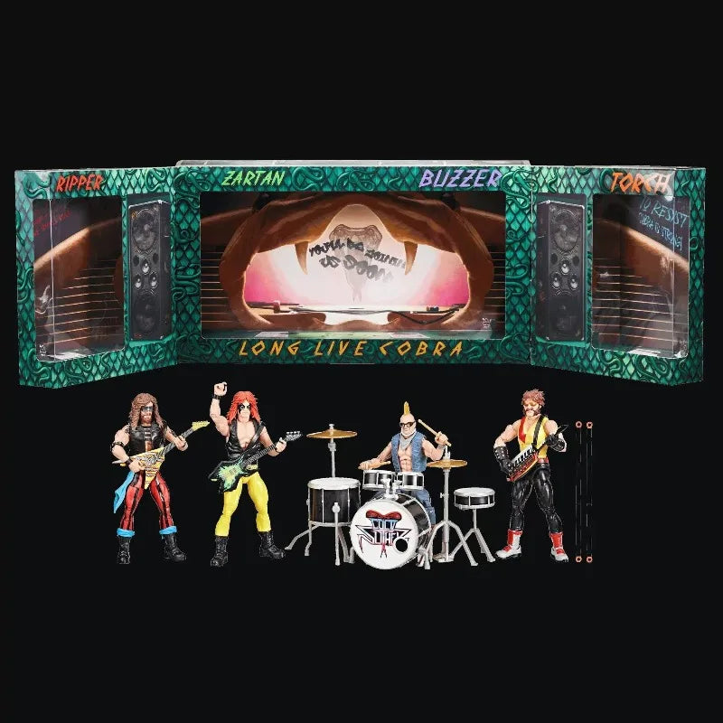 Genuine Hasbro G.I. Joe The Dreadnoks 4-Figure Set 6-Inch Action Figures Toys for Boys Girls Gift Collectible Model Ornaments
