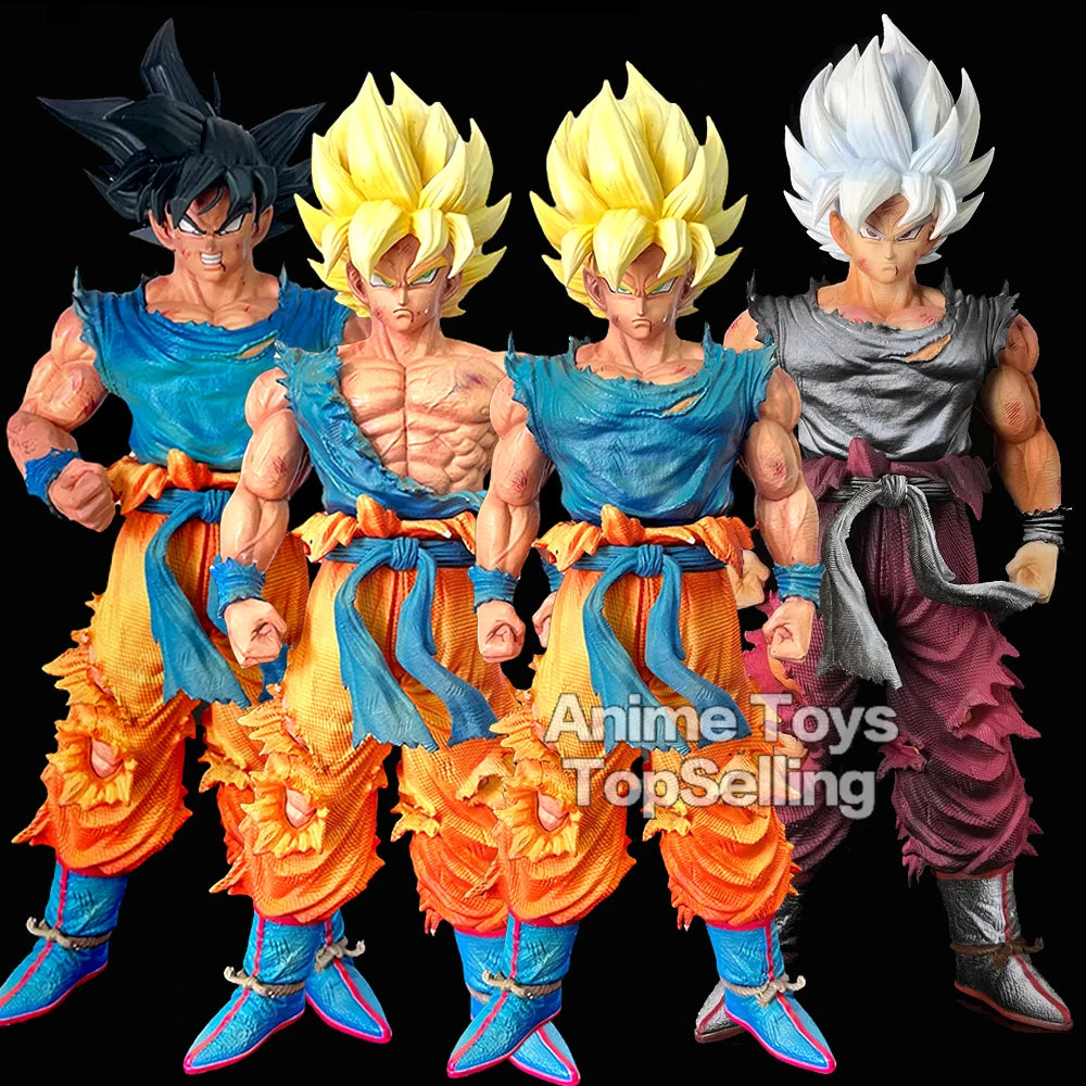 27-28cm Anime Dragon Ball Figure Super Saiyan Goku Action Figure Pvc Statue Collection Model Toys for Children Gifts