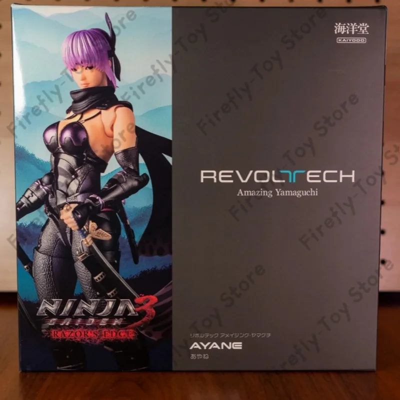 IN STOCK Ninja Gaiden Ayane Action Figure Dead or Alive Original Kaiyodo Revoltech AMAZING YAMAGUCHI Collection Model Toys Gift
