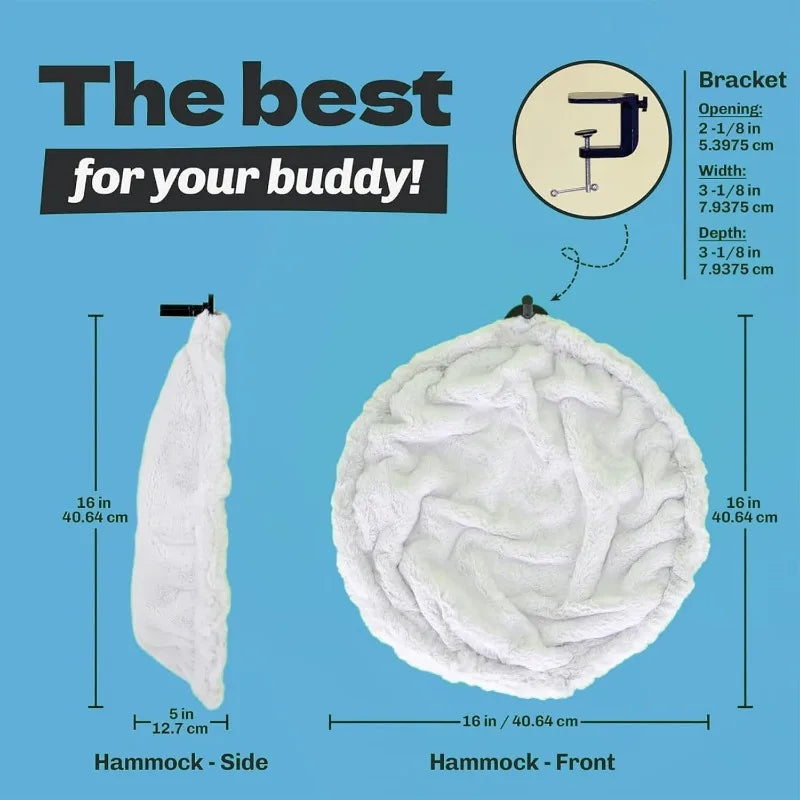 Cats Beds and Furniture Round Cats Litter Nest Desk 360° Rotating Hanging Cat Hammock Solid and Firm Cat Accessories Supplies