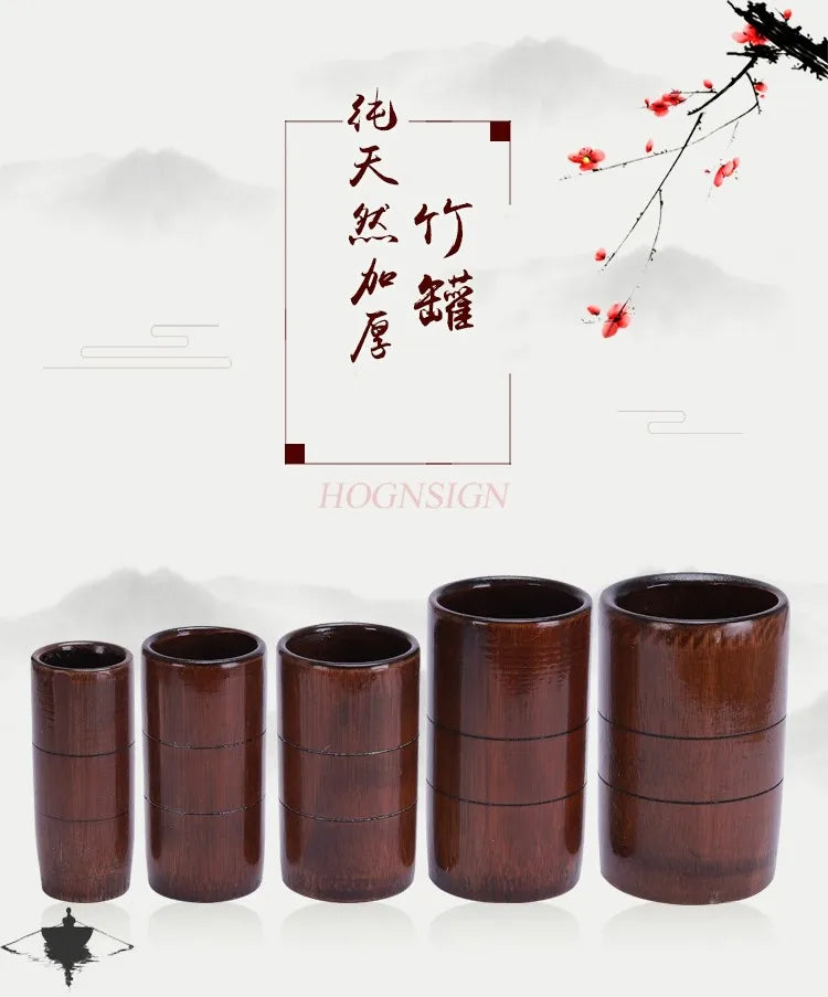 10 stücke Traditionelle Chinesische Schröpfgläser Aus Verkohltem Bambusholz, Saugnapf-Behälter, Schröpfgläser Feuer-Schröpfset, Akupunktur-Therapie-Becher