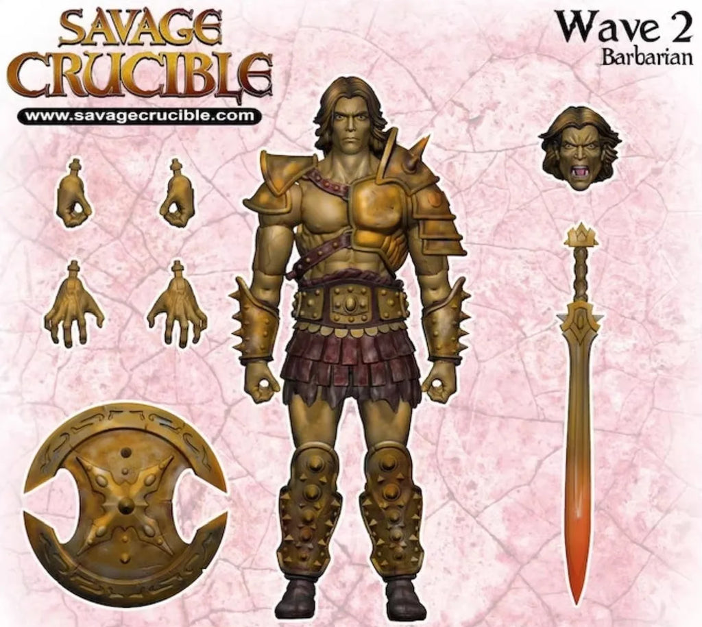 Hot In Stock Hs Studio 1/12 Scale Male Soldier Barbarian Series Savage Furnace 2 Waves Full Set Model 6 Inch Action Figure Gifts