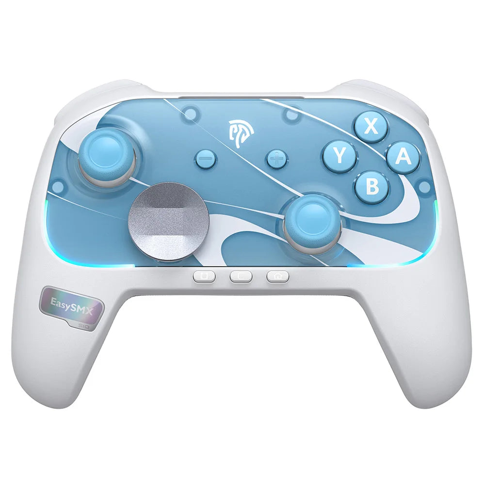 EasySMX S10 Kabelloses Gamepad TMR Joystick RGB-Controller, kompatibel mit Switch 2/PC/Telefon/TV/Steam, NFC, Gyro, HD Rumble