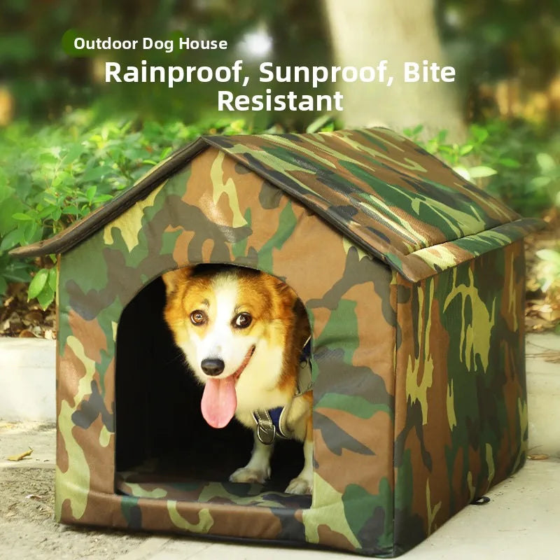 Pet Love Outdoor-Hundehaus-Rahmenzubehör, stabile Stützstruktur, Anti-Sink für streunende Hunde, Heimtierbedarf/Hundeheim
