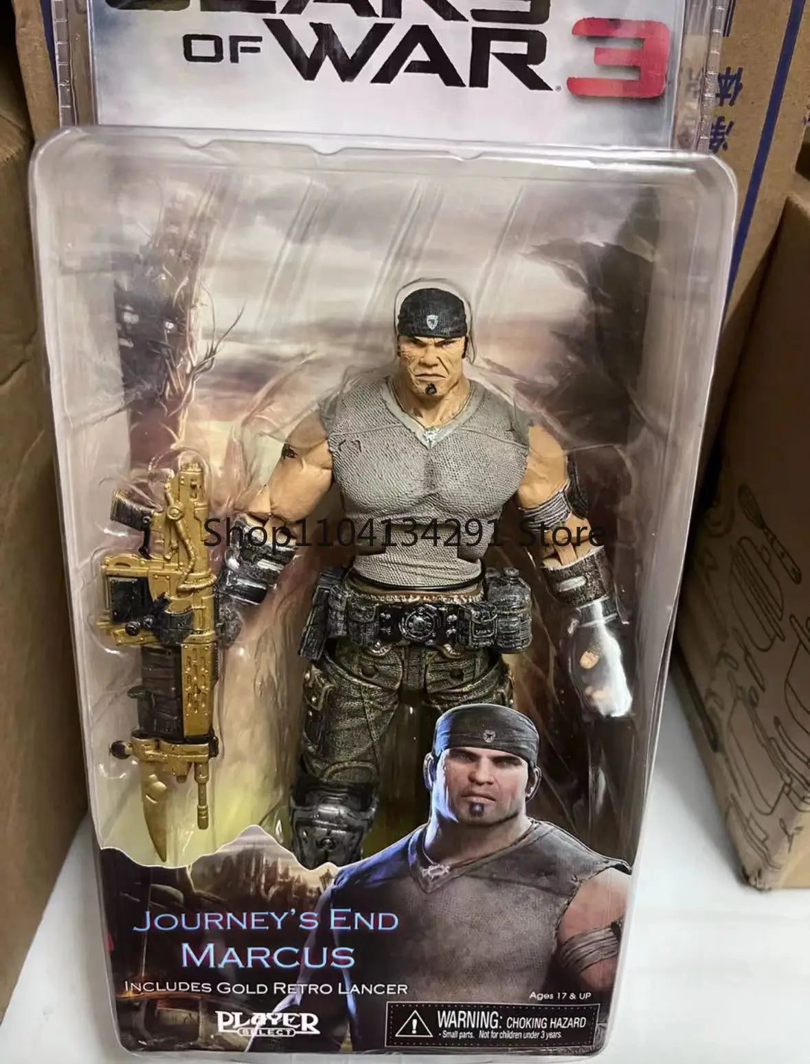 Original Storm Toys 1/12 Marcus Fenix Gears of War Soldier Model 6'' Beast Rider 18 cm Action Figure Model Gift Collection